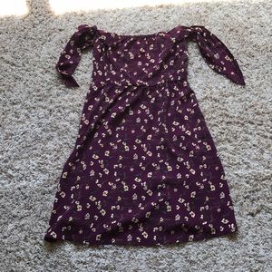 Off shoulder flower dress NWT
